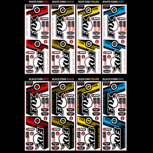 폭스샥 데칼 2012-36 자전거 프린팅 스티커세트