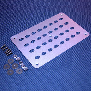 카로스 럭셔리 알루미늄 매트보호 레이싱패드 1T기본형(실버) 바닥매트패드