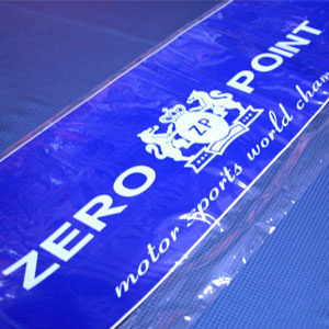 챔피온 제로포인트(ZERO POINT) 선쉐이드 전면 스티커 1P(블루) 전면스티커 썬쉐이드 앞창