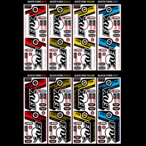 프리스타일 폭스샥 데칼 2012-36 자전거 프린팅 스티커세트(선택)