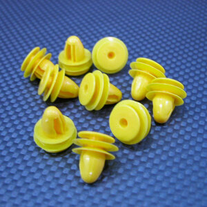 맥스오토 순정형 옐로우 8mm 도어트림핀 10P(옐로우) 노랑도어트림핀 도어핀 내장제핀